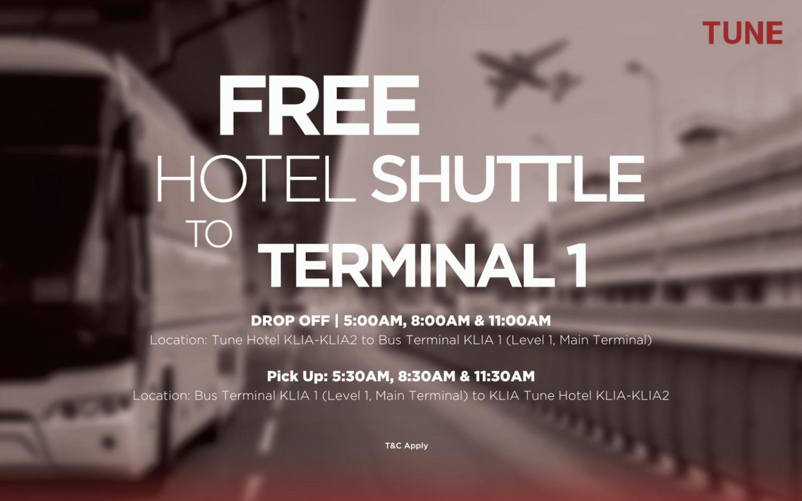 Tune Hotel Klia-Klia2, Airport Transit Hotel Сепанг Экстерьер фото