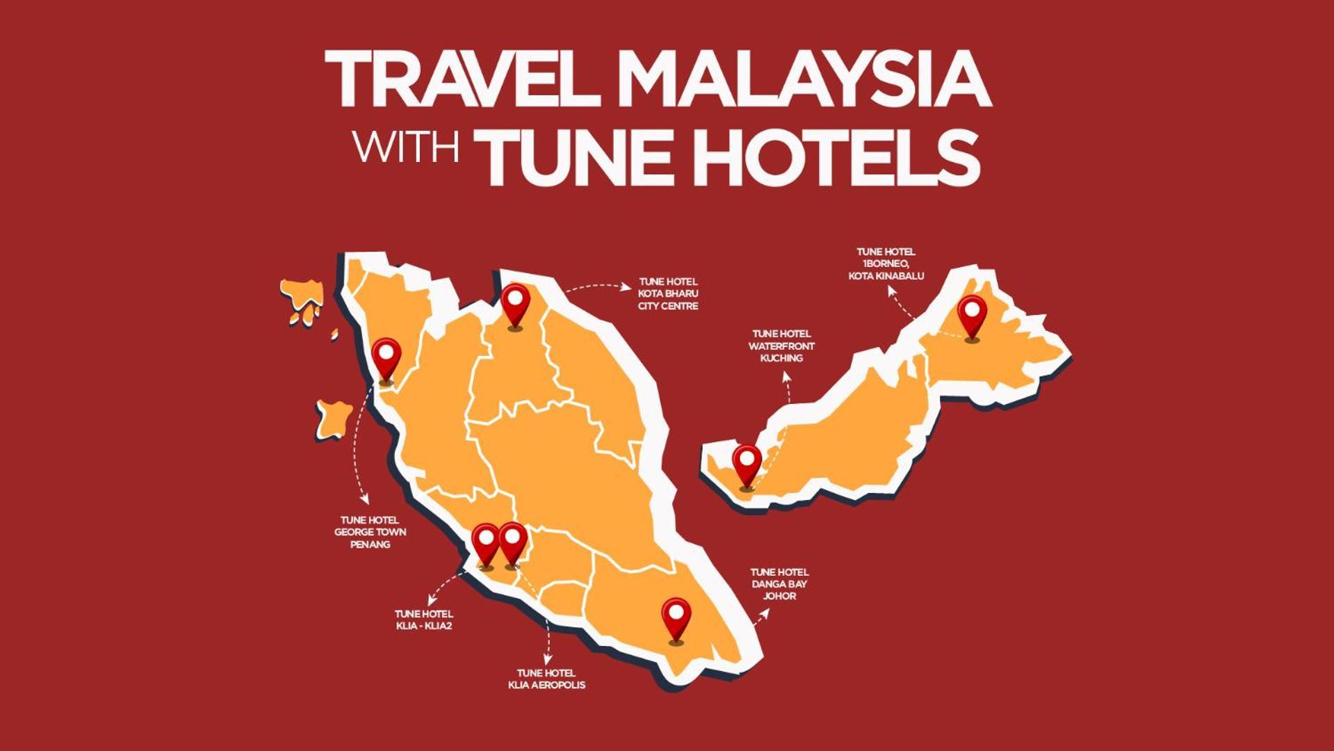 Tune Hotel Klia-Klia2, Airport Transit Hotel Сепанг Экстерьер фото